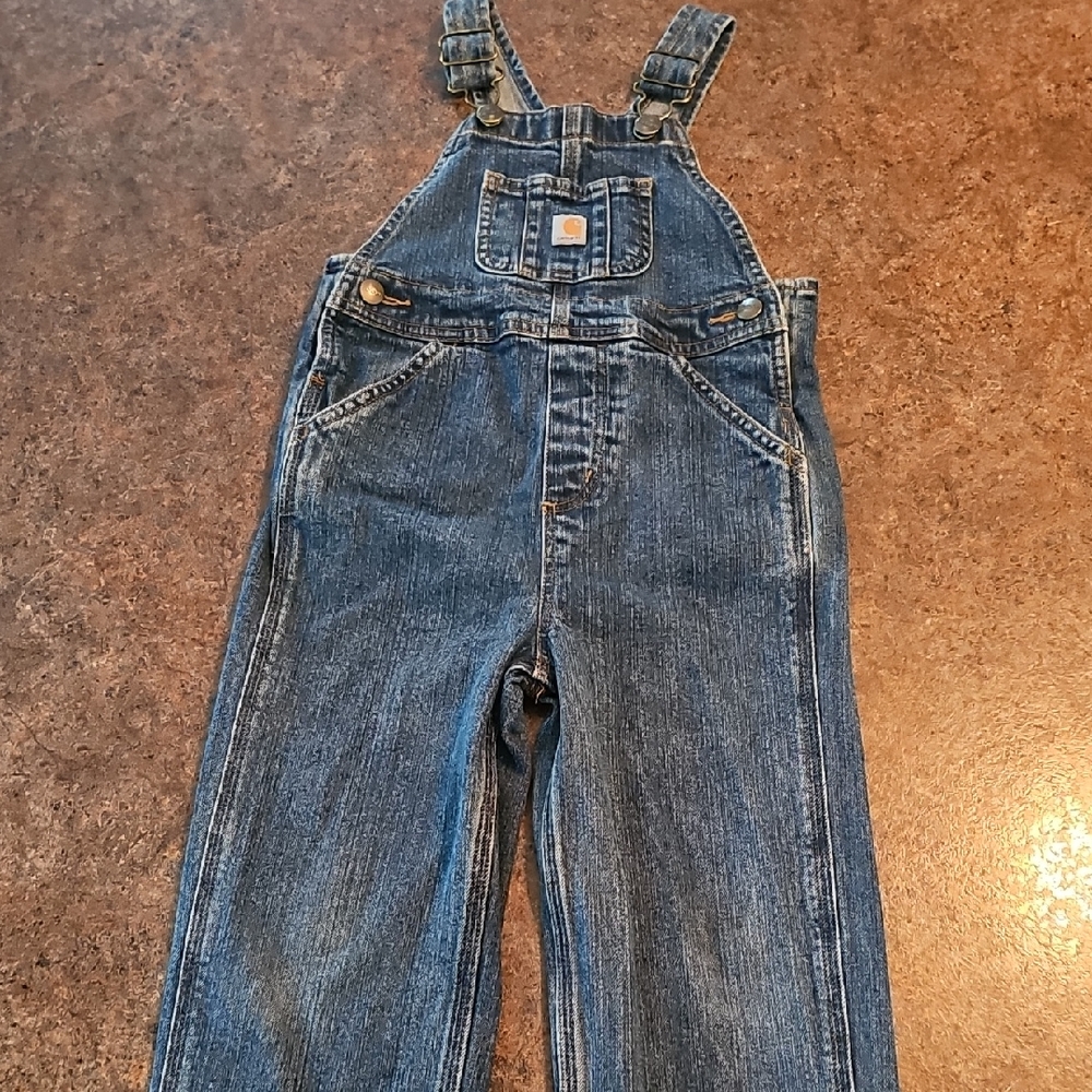 Carhartt Blue Denim Overalls
